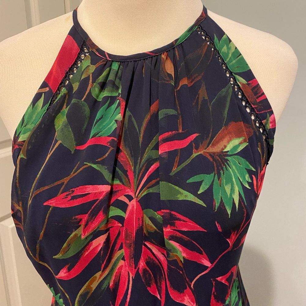 Size 6 beautiful navy garden party dress for summer or fall!